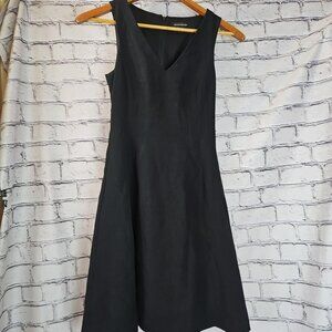Banana Republic Black Sleeveless Midi Dress